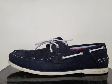 Buty w stylu żeglarskim marynarskim Tommy Hilfiger