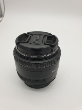 Obiektyw Nikon Nikkor AF 50mm f/1,8 D z filtrem