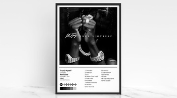 Plakat muzyczny Lil Tjay A4 + ramka