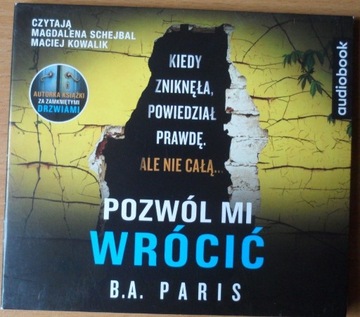 Pozwól mi wrócić B.A. Paris