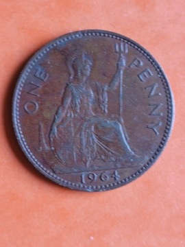 1 pens Wielka Brytania 1964