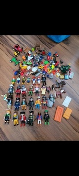 Playmobil mix figurek ,zwierząt, akcesoria ,koń