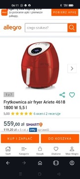Frytkownica air fryer Ariete 4618 l