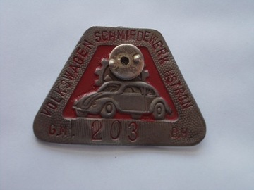 Odznaka z Volkswagenem nr 471