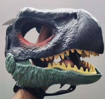 Dino maska Mattel Therizinozaurus GWY33 oryginał 
