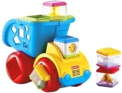 Klocki KOSTKI SENSORYCZNE CIĘŻARÓWKA Fisher Price