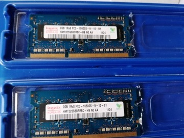 Pamięć RAM 2x2 GB 1RX8 PC3-10600S-9-10-B1