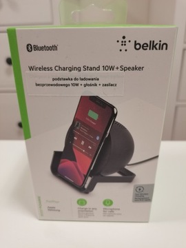 Belkin głośnik + ładowarka indukcyjna 10W Nowy