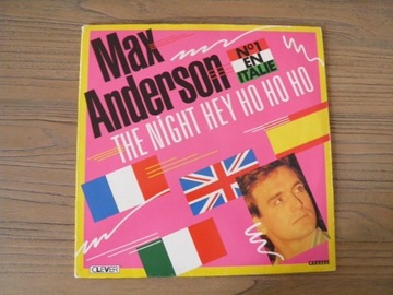 MAX ANDERSON -  THE NIGHT HEY HO HO MAXI ITALO VG+
