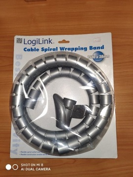 Spirala do kabli Logilink 1500x28mm