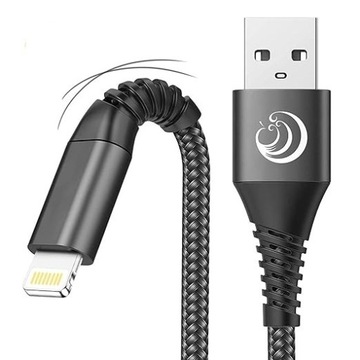 Zestaw kabli USB - Apple Lightning Aioneus 2szt