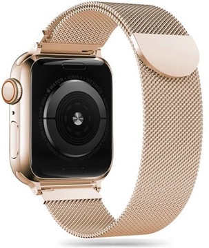 Pasek MilaneseBand do Apple Watch 44/42 mm, złoty