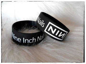 Nine Inch Nails NIN -Bransoletka silikonowa/opaska