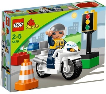 LEGO DUPLO MOTOCYKL POLICYJNY POLICJA - NUMER 5679