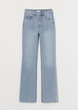 Boothut high jeans, szerokie spodnie h&m 42 hit