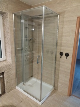 Prysznic kabina z demontażu z pompą j