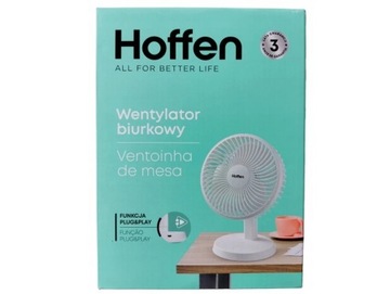 WENTYLATOR STOŁOWY HOFFEN EF-3111-W BIAŁY