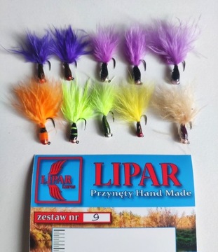 JIG PUSZAK Lipar - hand made  - zestaw 9