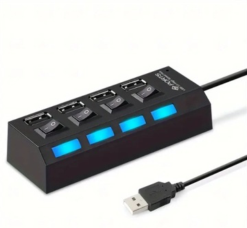 4 Portowa listwa USB