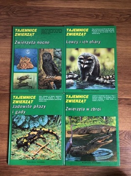 4 książki Tajemnice zwierząt 