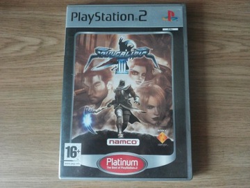 Pudełko od gry Soul Calibur III ps2