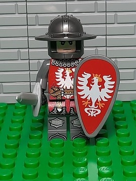 Lego Castle Rycerze Rycerz Knight Polski Miecznik hełm kapalin