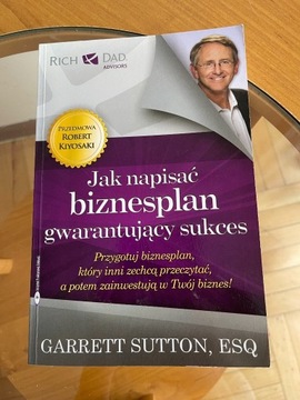 Książka Jak napisać biznes plan Robert Kiyosaki