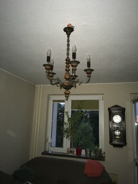 lampa sufitowa z lat 80