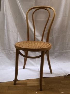 Komplet 6 krzeseł thonet rattan