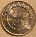Moneta XXV lat RWPG z 1974 roku bardzo piękna