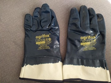 Rękawice nitrylowe, sztywny mankietem OX r.10 