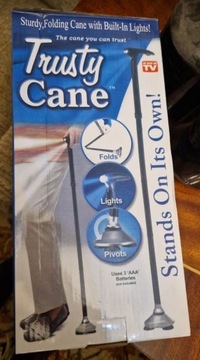 TRUSTY CANE składana laska ortopedyczna z latarką