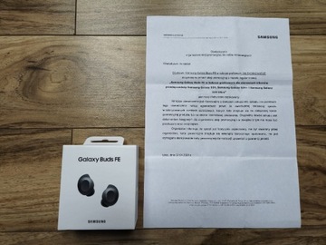 Słuchawki Samsung Galaxy Buds FE / NOWE / Oryginalne / SM-R400NZA