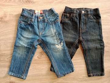 Jeansy 2szt OldNavy Kenneth Cole rozm. 80