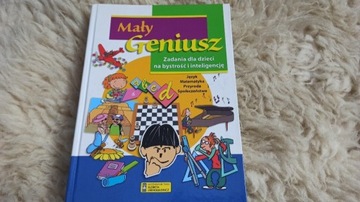 Książka z zagadkami dla dzieci "Mały Geniusz"