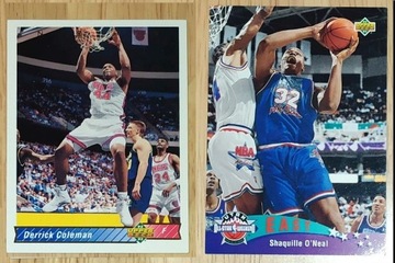 Karty NBA Upper Deck 92/93 - 2 sztuki