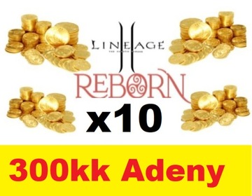 LINEAGE 2 L2REBORN X10 300KK 300 000 000 ADENA