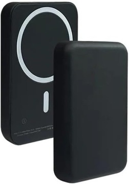 POWER BANK MAGNETYCZNY mag-safe 20W 5000mAh CZARNY iPhone 12/13/14/15