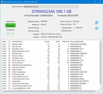 Seagate Momentus 500GB