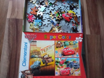 Puzzle Cars Auta 3x48