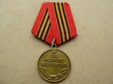 Medale ZSRR Za zdobycie Berlina,,