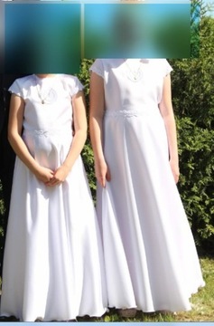 Sukienki komunijne dla bliźniaczek