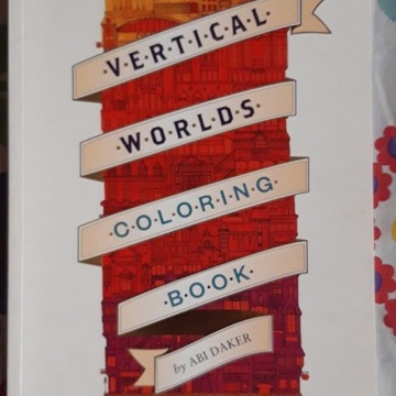 Vertical Worlds Adult Coloring Book  - Kolorowanka