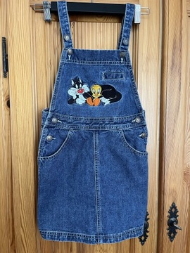 Ogrodniczka jeans Tweety 134/140