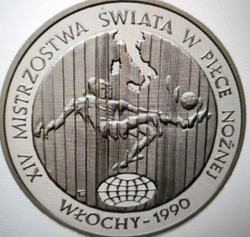 Polska 20,000 zł 1989 r FIFA  piłkarz 