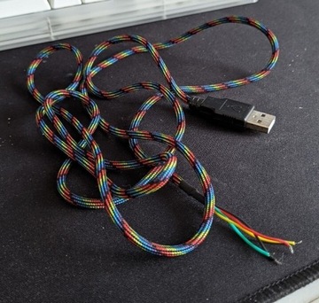 kabel paracord do myszki