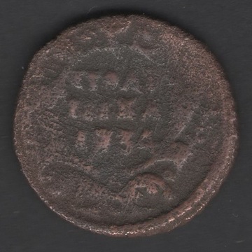 Rosja 1/4 Kopek 1734 Polushka