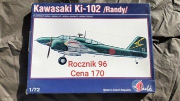 Kawasaki ki-102 1:72 rocznik 96