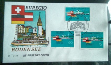 FDC Niemcy 1993 Wydanie wspólne Austria Szwajcaria