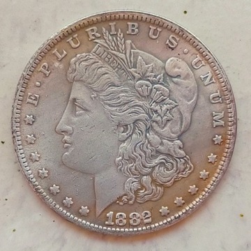 Stara Moneta USA 1 Dollar Morgana 1882 rok r. 